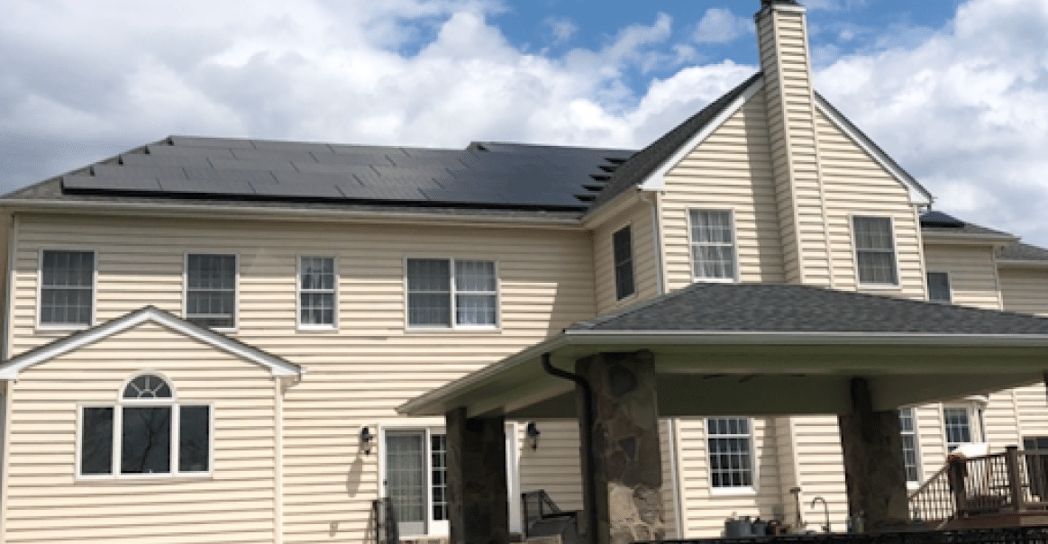 Public Service Solar Project Solar on residential home